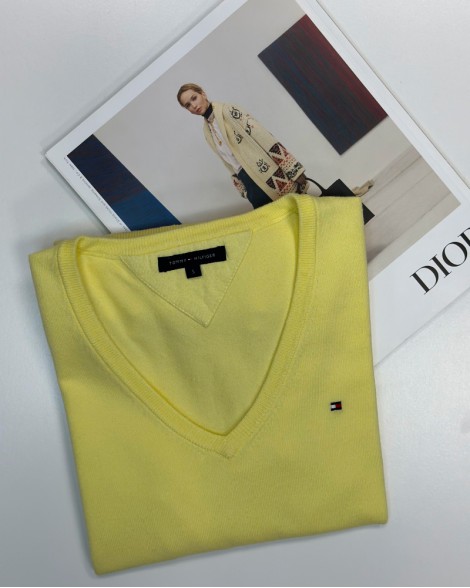 Svetr dámský Tommy Hilfiger žlutý